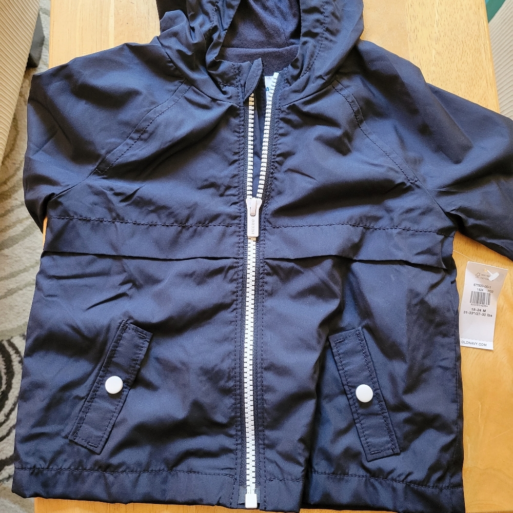 NWT Old Navy Toddler Windbreaker Jacket